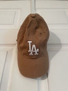 LA Logo Brown Baseball Cap - Women’s Casual Hat